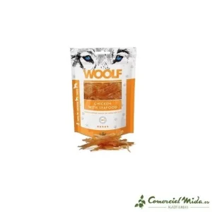 Snack WOOLF Pedaços de Frango e Marisco 5 x 100 gr