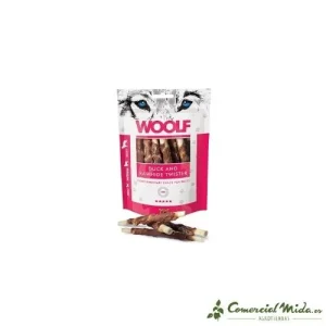 Snack WOOLF Rolls Mastigáveis com Pato 5 x 100 gr