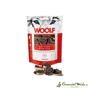 Snack WOOLF Sushi de Carne e Bacalhau 5 x 100 gr