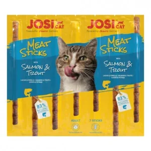 Snacks em stick para gato adulto – JosiCat – Salmão e Truta – Quantidade: 35 g