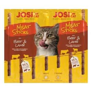 Snacks em stick para gato adulto – JosiCat – Vaca e Borrego – Quantidade: 35 g