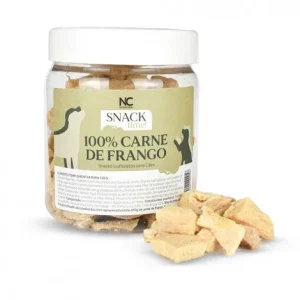 Snacks liofilizados de frango para cão – NC Snack Time – Quantidade: 80 g