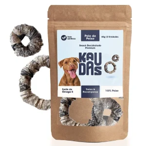 Snacks Naturais de Pele de Peixe para Cães Kaudas – Rico em Ómega-3 e Hipoalergénico