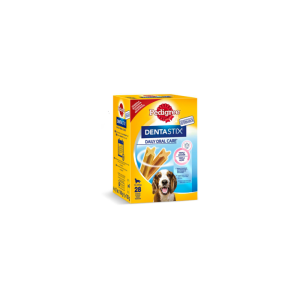 Snacks para cães Pedigree Snack Dentastix Médio Multipack 1 caixa de 28 sticks