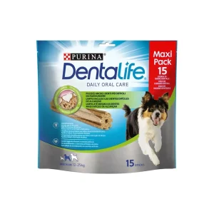Snacks para cães Purina Dentalife Medium 15 Sticks