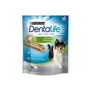 Snacks para cães Purina Dentalife Medium 5 Sticks