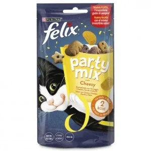 Snacks para gato – Felix Party Mix Cheezy – Quantidade: 60 g