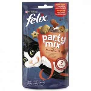 Snacks para gato – Felix Party Mix Mixed Grill – Quantidade: 60 g