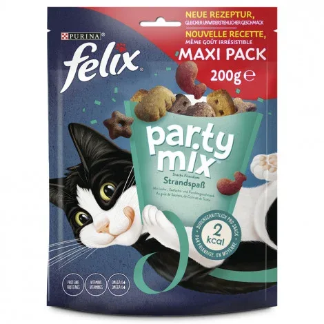 Snacks para gato – Felix Party Mix Ocean – Maxi pack – Quantidade: 200 g