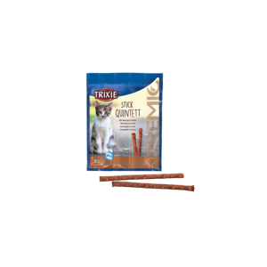 Snacks para gatos Trixie Cat Stick Quintett – Lamb & Turkey – 3 x 5 sticks