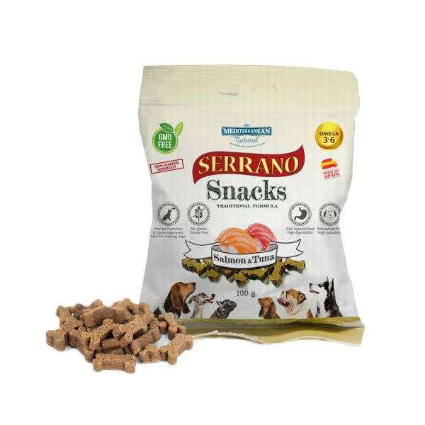 Snacks Serrano p/ cão Salmão & Atum 100 gr - Image 2