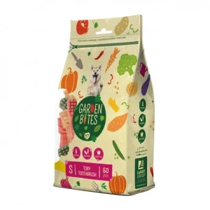 Snacks vegetarianos Toby Toothbrush para cão – Garden Bites – Tamanho: S