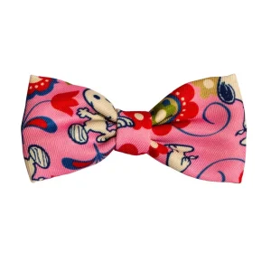 SNOOPY – LAÇO (ROSA/FLORES)