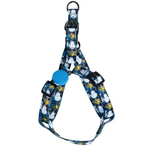 SNOOPY – PEITORAL (AZUL/XADREZ)