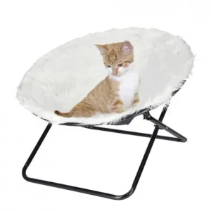 Sofá Sharon para cães pequenos e gatos – Kerbl – Cor do Produto: Branco