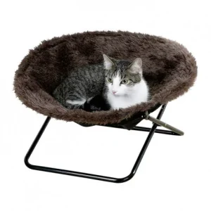 Sofá Sharon para cães pequenos e gatos – Kerbl – Cor do Produto: Castanho