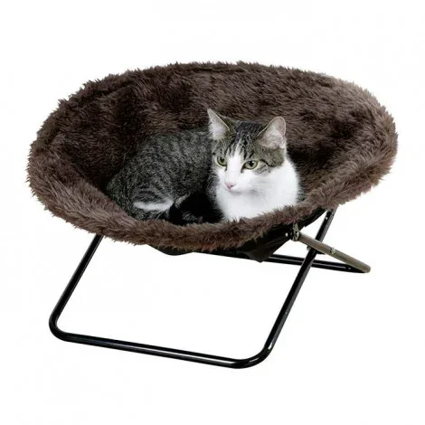 Sofá Sharon para cães pequenos e gatos – Kerbl – Cor do Produto: Castanho