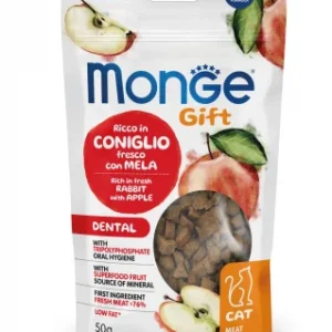 Soft Snack Dental Coelho e Maça 50Gr – Monge