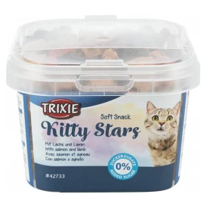 SOFT SNACKS “KITTY STARS” COM SALMÃO E CORDEIRO