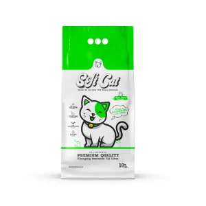 SoftCat Areia de Bentonite Branca Aloe Vera 10LT