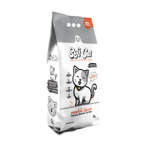 SoftCat Carbon Gray 10L – Areia Aglomerante para Gatos com Carvão Ativo