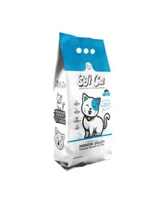 SoftCat White Bentonite Cat Litter Carvão Ativo