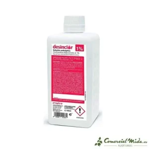 Solução anti-séptica para limpeza das mãos Desinclor de pele saudável com clorexidina 500 ml