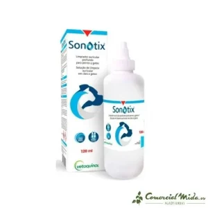 SONOTIX limpador de orelha de animal de estimação 120 ML