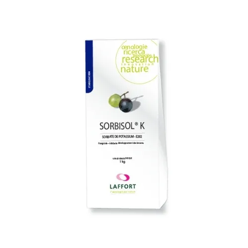SORBISOL K – E202 para inibir leveduras em vinhos