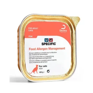 Specific FDW Food Allergen Management – Alimento húmido para gatos com alergias alimentares 100 g