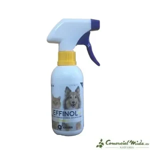 Spray antiparasitário EFFINOL para cães e gatos