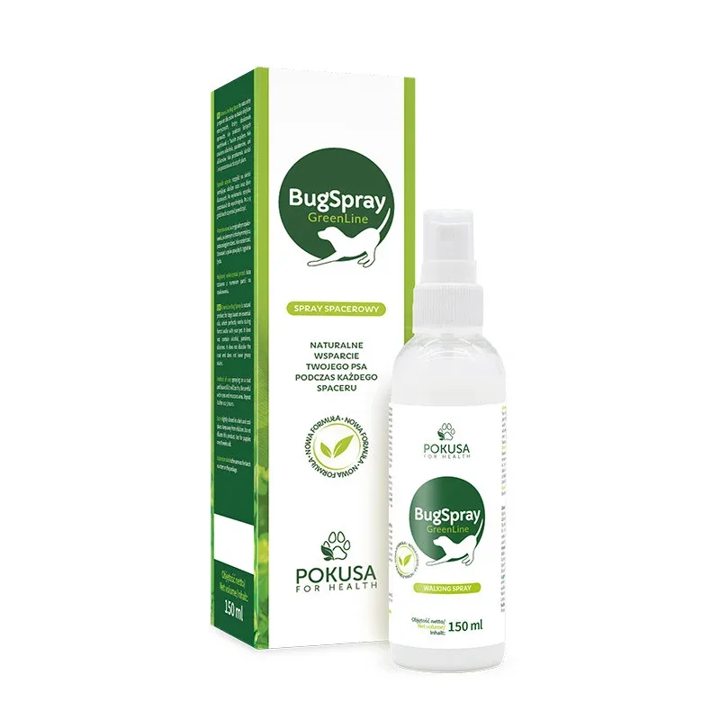 Spray Natural de Prote莽茫o Exterior para C茫es 鈥?F贸rmula com 脫leos Essenciais 鈥?Defesa Contra Parasitas Externos Durante Passeios 鈥?BugSpray 鈥?Essential Line