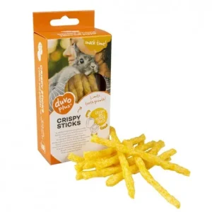 Sticks crocantes de pimento amarelo para roedores – Duvo Plus – Quantidade: 50 g