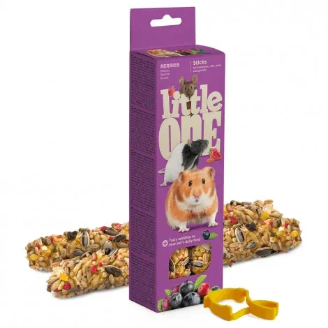 Sticks de bagas para roedores – Little One – Quantidade: 2 x 60 g