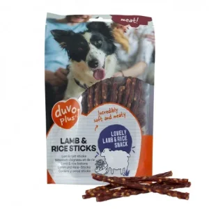 Sticks de cordeiro e arroz para cão – Duvo Plus – Quantidade: 80 g