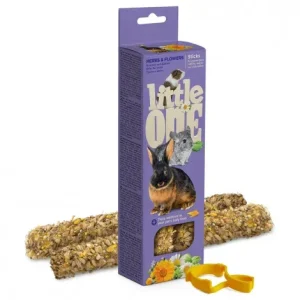 Sticks de ervas e flores para roedores – Little One