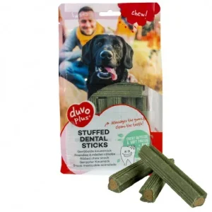 Sticks recheados para cão – Duvo Plus – Medidas: 9,6 cm | Quantidade: 14 unidades