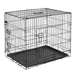 STRONG JAULA TRANSPORTADORA BB1 PRETA C/BASE 63X44X50.5CM