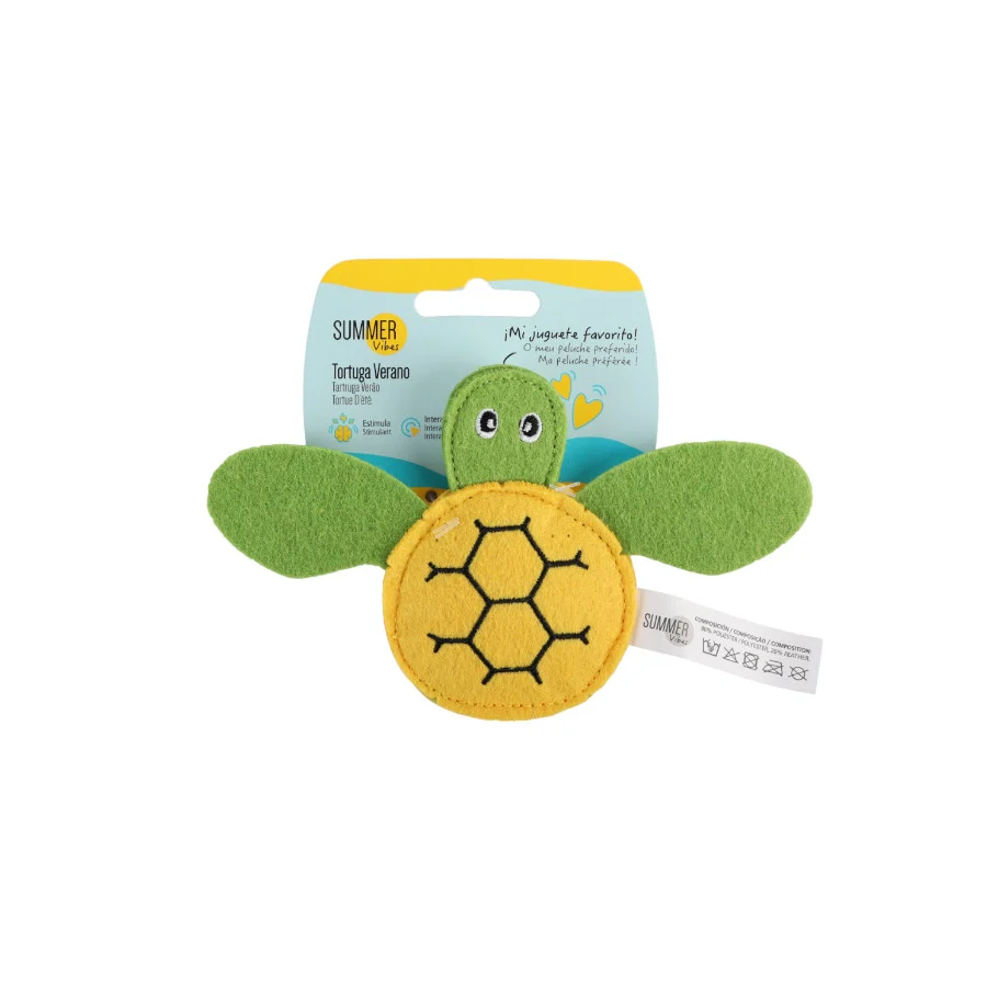 Summer Vibes Cat Turtle Peluche para gatos - Image 2