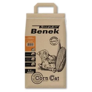 Super Benek Corn Cat Natural areia vegetal aglomerante