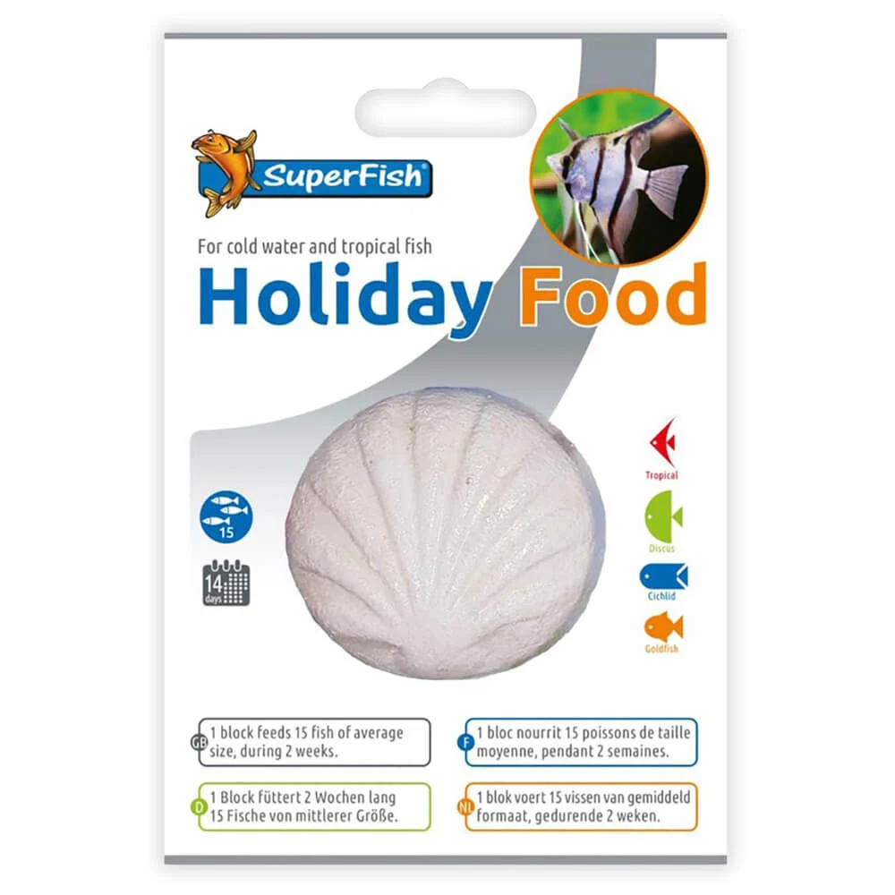 SUPERFISH – ALIMENTO DE FÉRIAS PARA PEIXES