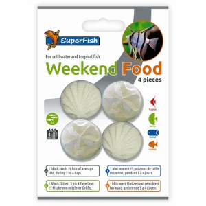SUPERFISH – ALIMENTO DE FIM DE SEMANA PARA PEIXES