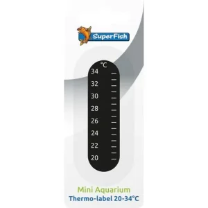 SUPERFISH AQUARIUM THERMO LABEL 20-34°C.