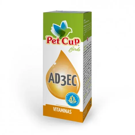 Suplemento AD3EC para aves – Pet Cup – Quantidade: 100 ml