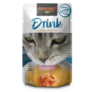 Suplemento Hidratante Leonardo Drink com Salmão para Gatos