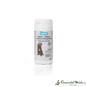 Suplemento nutricional CALIER Kawu Cálcio Fósforo 100 Comp para cães