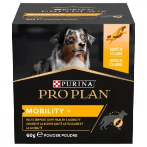 Suplemento para a saúde articular e mobilidade para cães – Pro Plan Mobility+ – Quantidade: 60 g