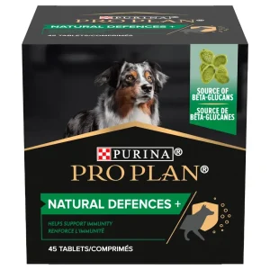 Suplemento para cães Purina Pro Plan Supplement Dog Natural Defenses+ 45 comprimidos