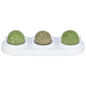 SUPORTE COM 3 BOLAS (2 CATNIP + 1 MATATABI)