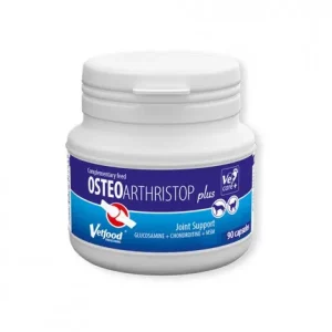 Suporte de mobilidade para cães e gatos – Osteoarthristop Plus – VetFood – Quantidade: 90 cápsulas